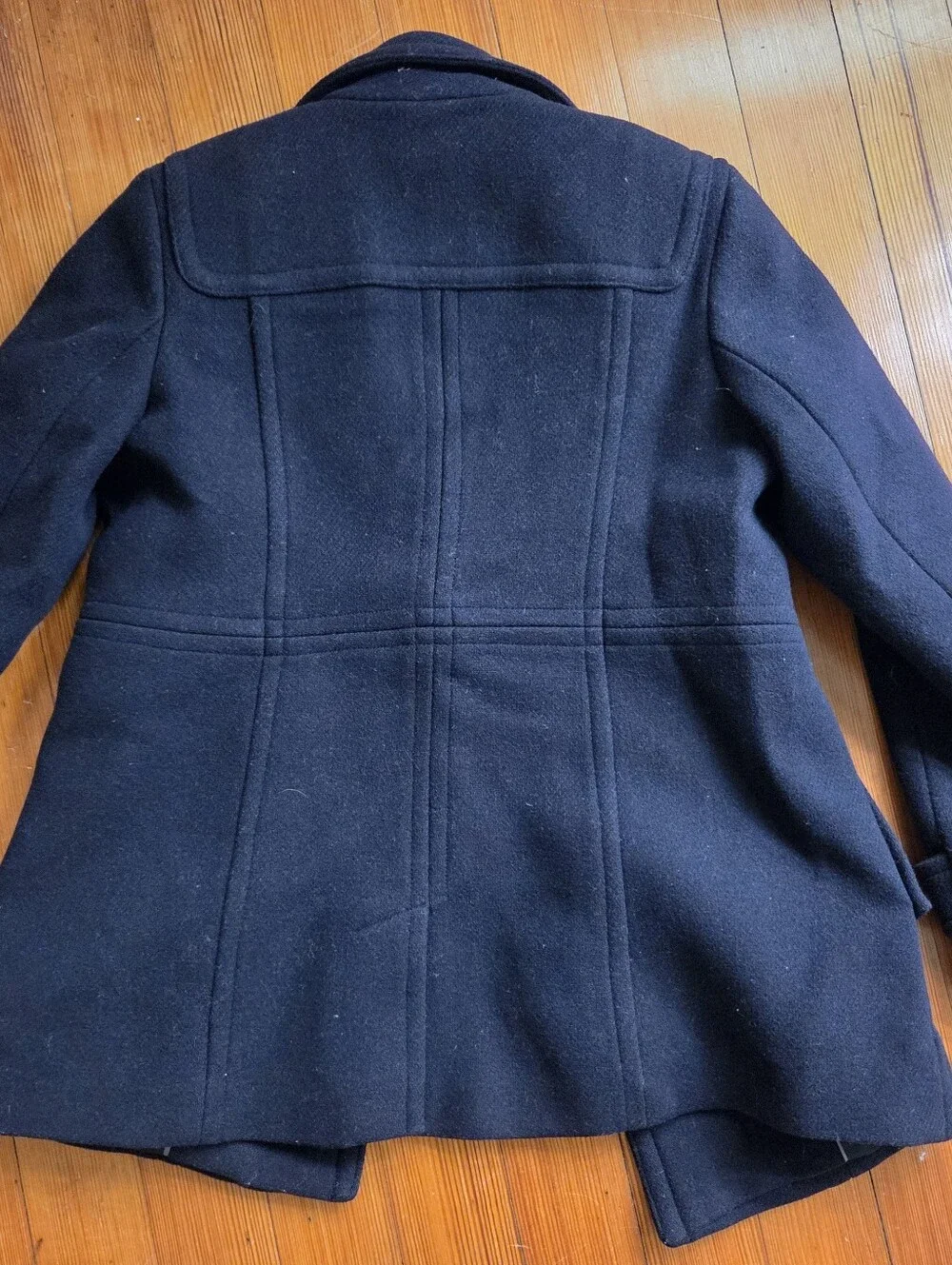 Banana Republic 🧥Navy Double-Breasted Peacoat with Gold Buttons